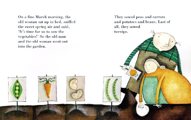 em The Gigantic Turnip/em illustrated by Niamh Sharkey & written by Ale...